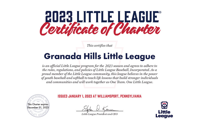 Granada Hills Little League Baseball > Home