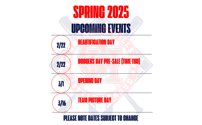 Upcoming Events