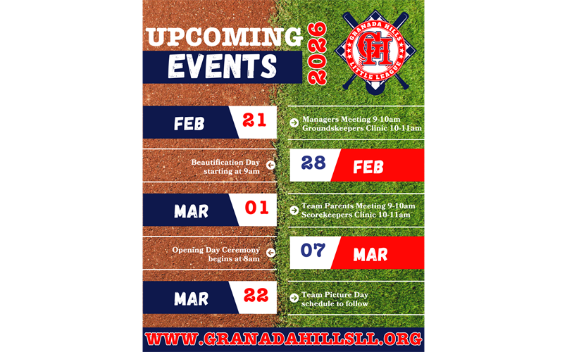 Save the Dates!
